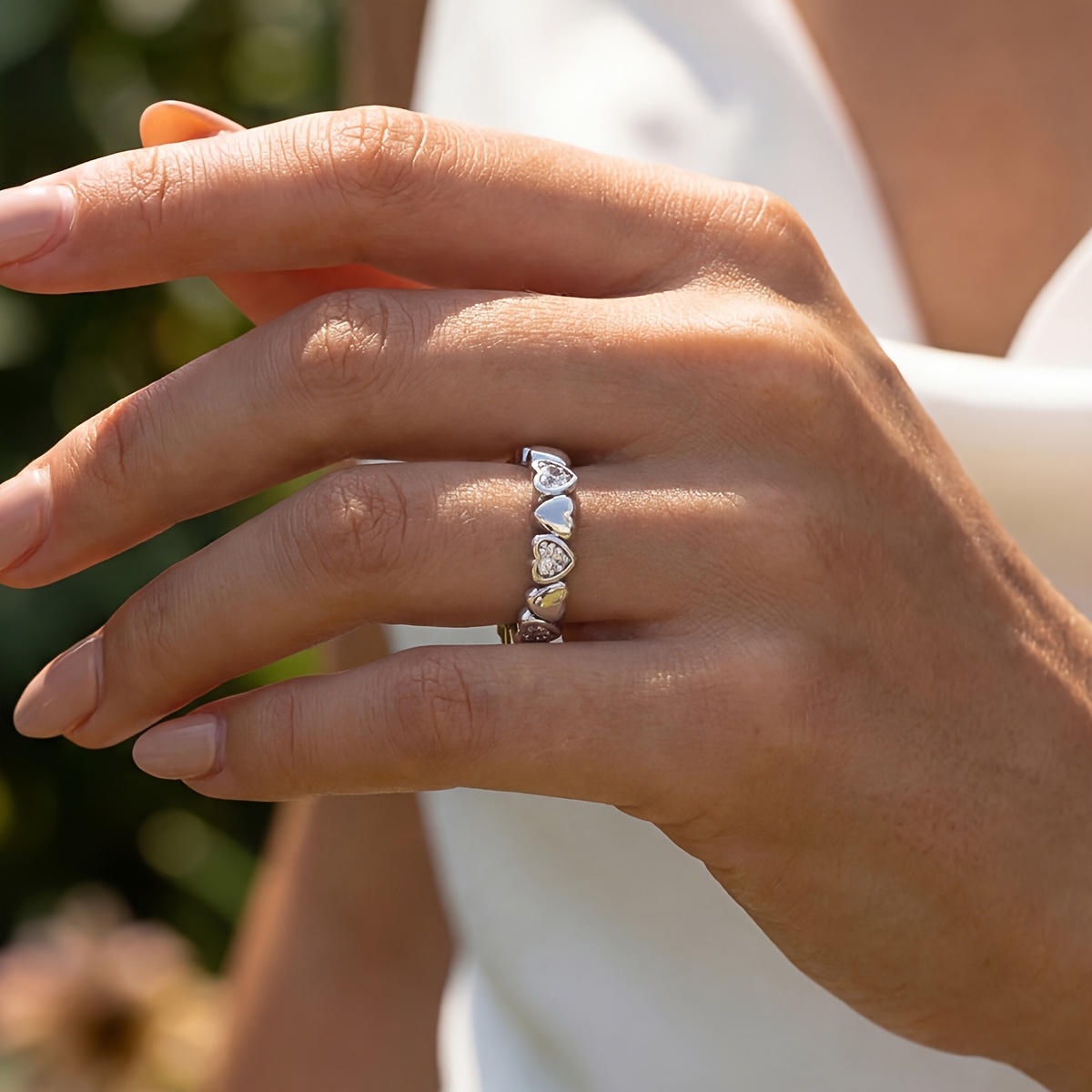 Women's Heart-Shaped Daily Versatile Fashion Ring